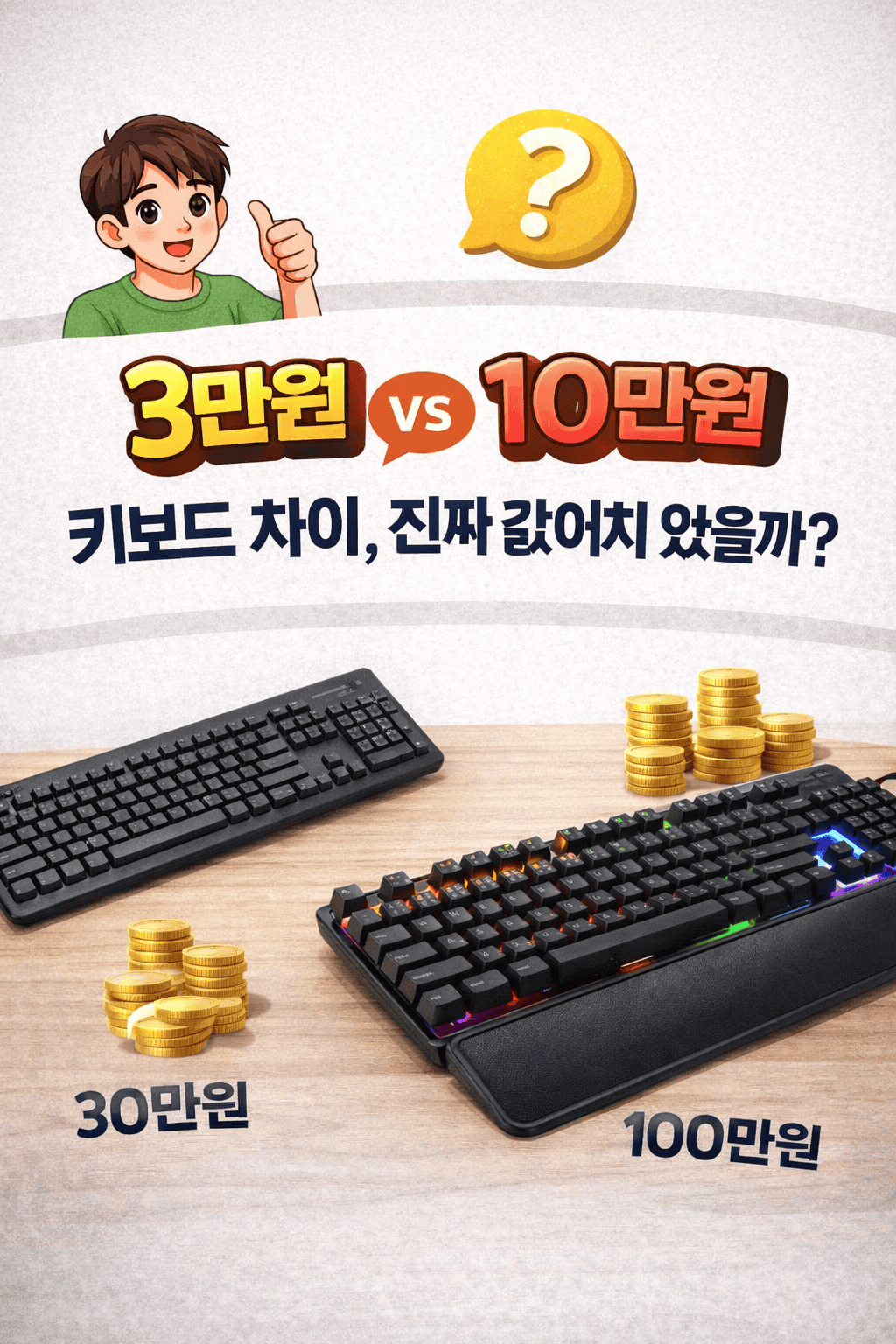 3만원 vs 10만원 키보드 차이, 진짜 값어치 있을까?