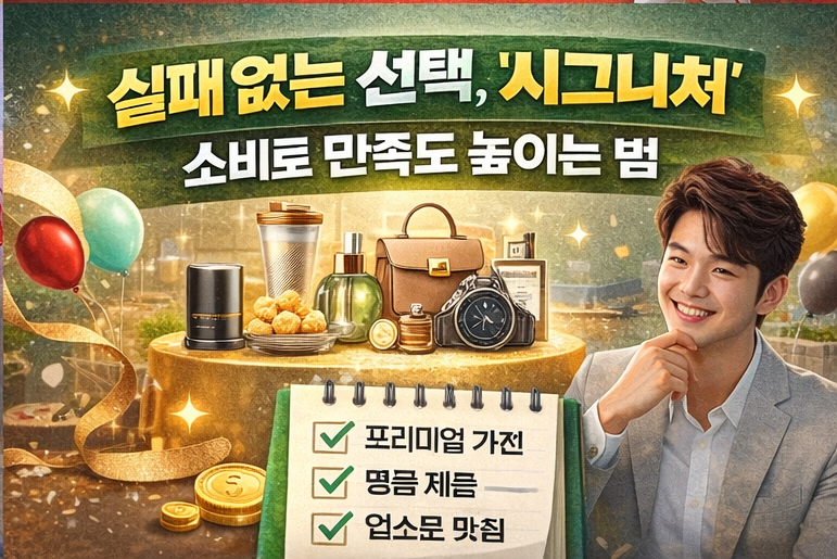 실패 없는 선택, ‘시그니처’ 소비로 만족도 높이는 법